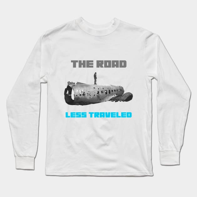 the road less traveled Long Sleeve T-Shirt by DiscoverNow